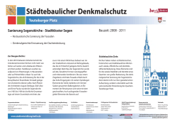 Bauschild: Segenskirche - Stadtkloster Segen