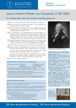 Johann Friedrich Wilhelm von Charpentier