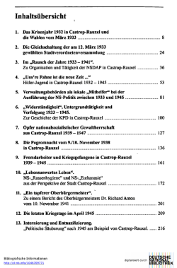 Inhalts&uuml;bersicht