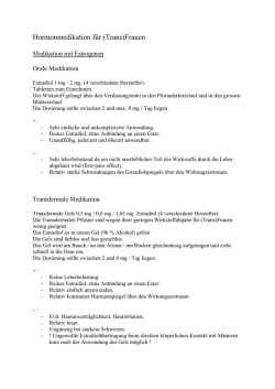 Hormonmedikation f&uuml;r (Trans)M&auml;nner