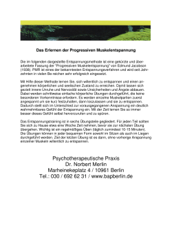 Psychotherapeutische Praxis Dr. Norbert Merlin Marheinekeplatz 4
