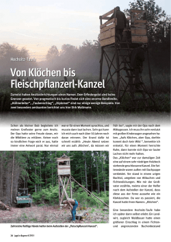 Hochsitz-Taufe