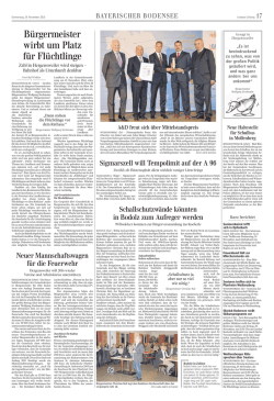 Lindauer Zeitung zur Kürung von A&D Vol. 2