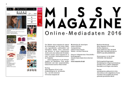 Mediadaten Online 2016