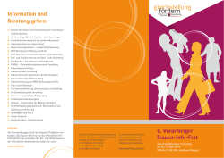 6. Vorarlberger Frauen-Info-Fest 2016