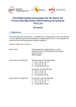 Durchf&uuml;hrungsbestimmungen Frauen OL 15/16