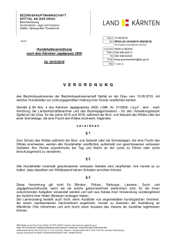 Hundehalteverordnung