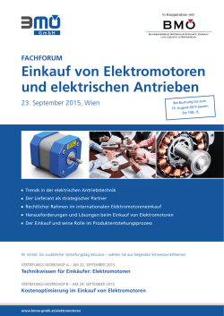Einkauf von Elektromotoren und elektrischen antrieben