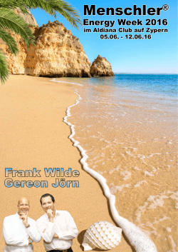pdf-Flyer - Frank Wilde