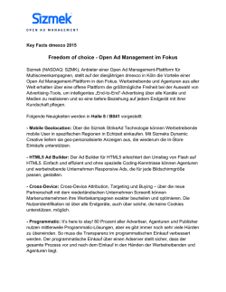 Infos zur dmexco