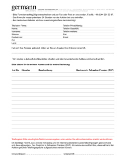 leere Auftragsliste ausgedruckt