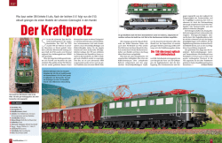 Piko baut weiter DB-Einheits-E-Loks. Nach der leichten E 41 folgt
