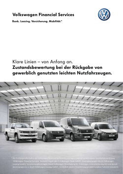 Schadenkatalog VW Nutzfahrzeuge