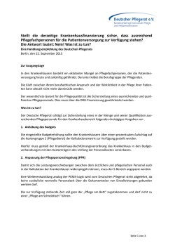 Handlungsempfehlungen