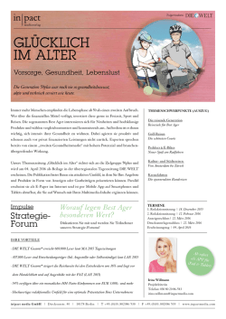 Gl&uuml;cklich im Alter