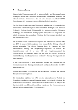 Intrakranielle Blutungen - Ruhr