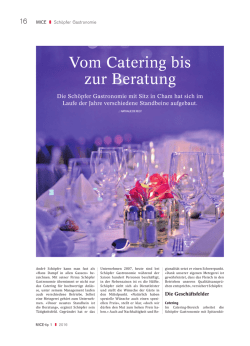 Vom Catering bis zur Beratung - MICE-tip