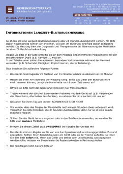 informationen langzeit-blutdruckmessung