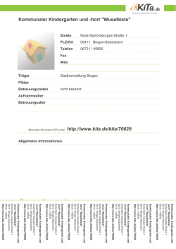 hort "Wuselkiste"