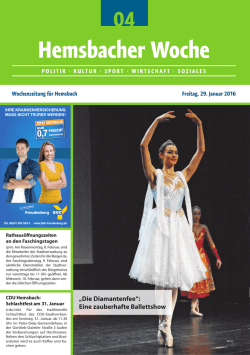 Hemsbacher Woche - lokalmatador.de