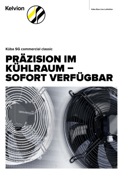 Präzision im Kühlraum – sofort verfügbar