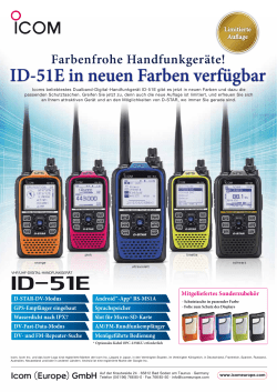 ID-51E in neuen Farben verf&uuml;gbar