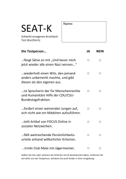 SEAT-K - angemachtes