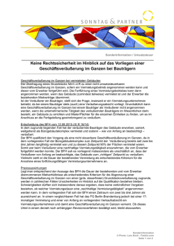 Informationen finden Sie in der PDF der Sonderinformation.