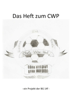 im Heft zum Charly-Wolter-Pokal - Friedrich-List