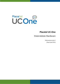 Placetel UC-One