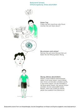 Guten Tag Sie erinnern sich sicher! &Uuml;bung &lsaquo;Stress absch&uuml;tteln