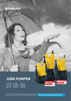 U3-U5-U6 - Jung Pumpen