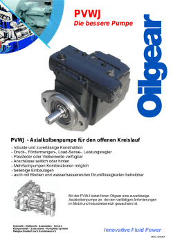 Die bessere Pumpe - Oilgear Towler GmbH