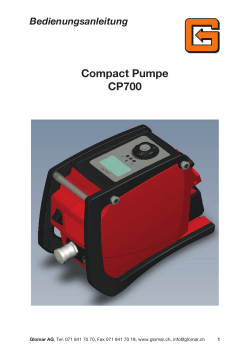 Compact Pumpe CP700