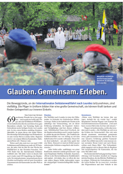 Glauben. Gemeinsam. Erleben.