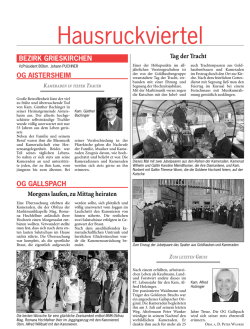 Hausruckviertel - O&Ouml; Kameradschaftsbund