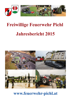 Jahresbericht 2015 - Feuerwehr Pichl bei Wels