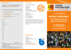 2. cp-forum „methode terrorismus“