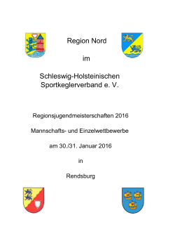 Regionsjugendmeisterschaften 2016