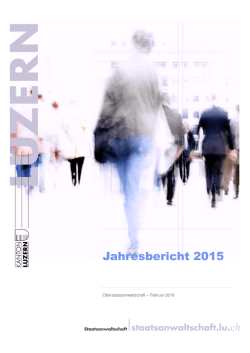 Jahresbericht 2015 - Neue Luzerner Zeitung