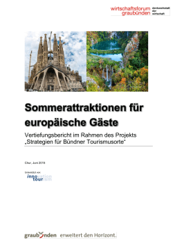 Sommerattraktionen für europäische Gäste