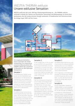 WESTFA THERMA exklusiv Unsere exklusive Sensation
