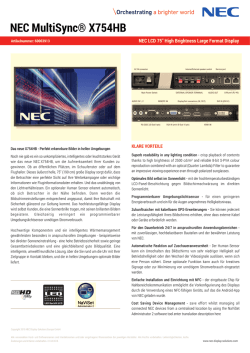 NEC_Datasheet_X754HB-german Deutsch – PDF