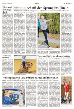 Bericht Anzeiger für Harlingerland