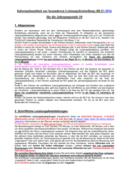 Infoblatt BLF