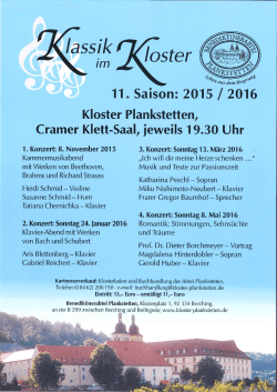 lass ` k loster - Kloster Plankstetten