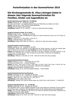 Zum des Flyers Ferienfreizeiten in