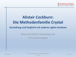 Die agile Methode Crystal - IT