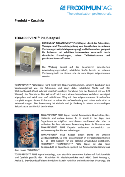 TOXAPREVENT® PLUS Kapseln