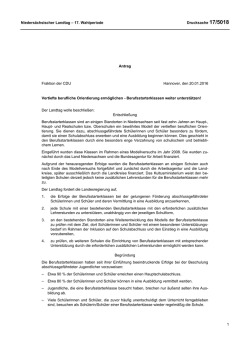 Drs. 17/5018 - Nieders&auml;chsischer Landtag